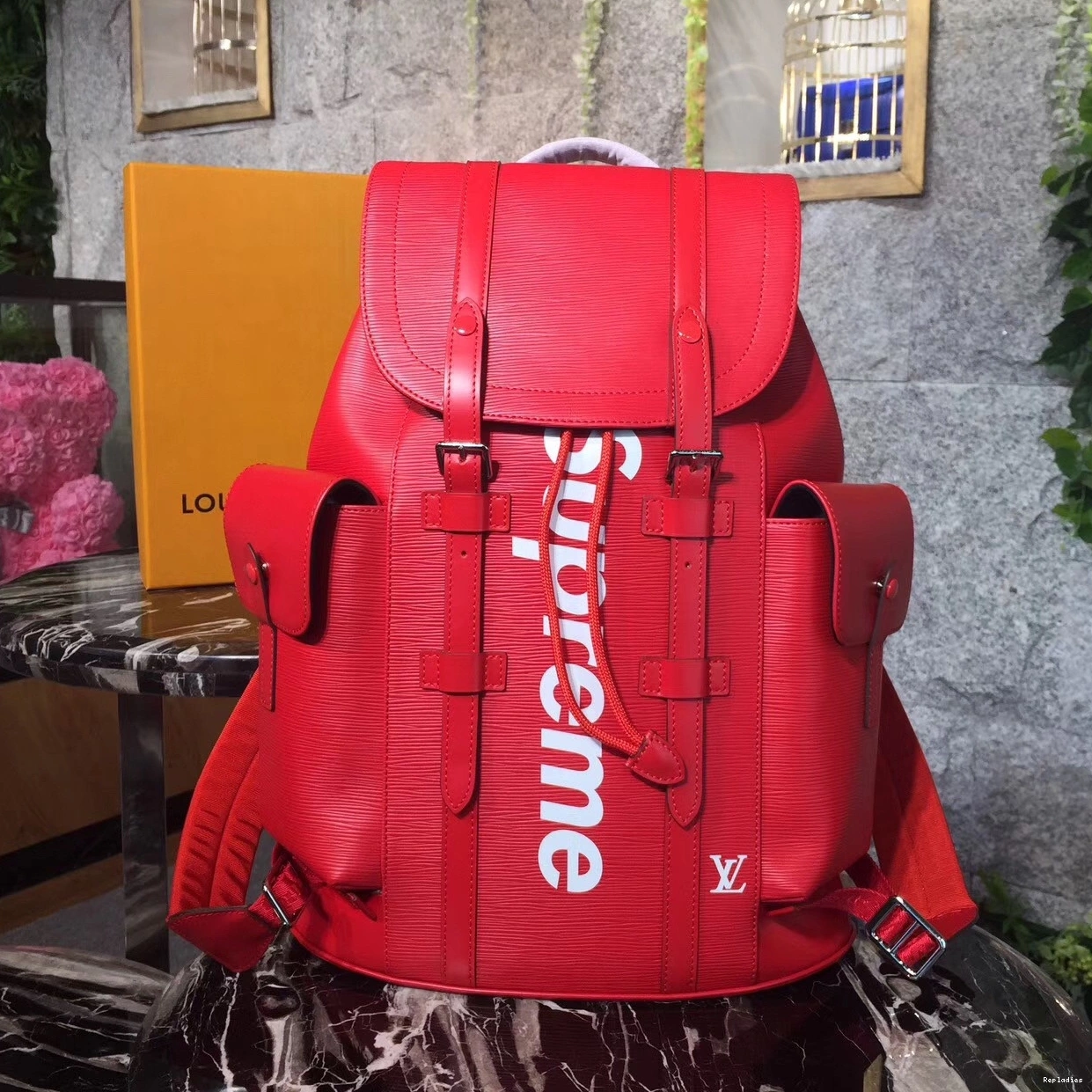Cheap Vuitton backpack Supreme Louis 0716